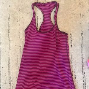 LULULEMON- striped racerback
